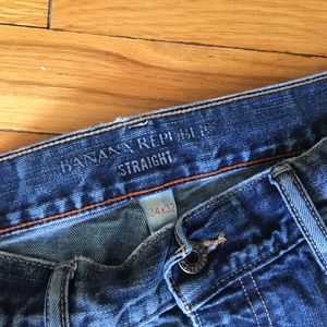 Banana Republic Straight Leg Mens Jeans W34 L32